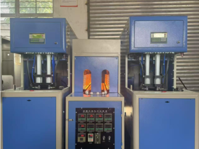 HQ-1000B 2L semi-automatic bottle blowing machine 1-Drag-2 1800BPH