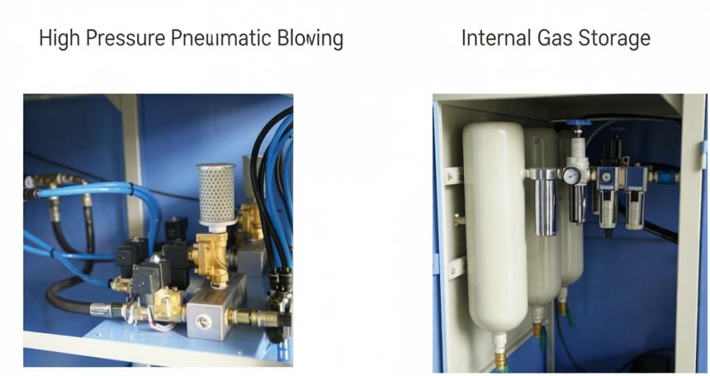 HQ-15L bottle blowing machine PLC control high-pressure pneumatic internal heating