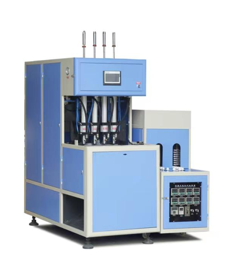 semi automatic bottle blowing machine HQ-2000A 1 cavity 4 automatic ejection main view