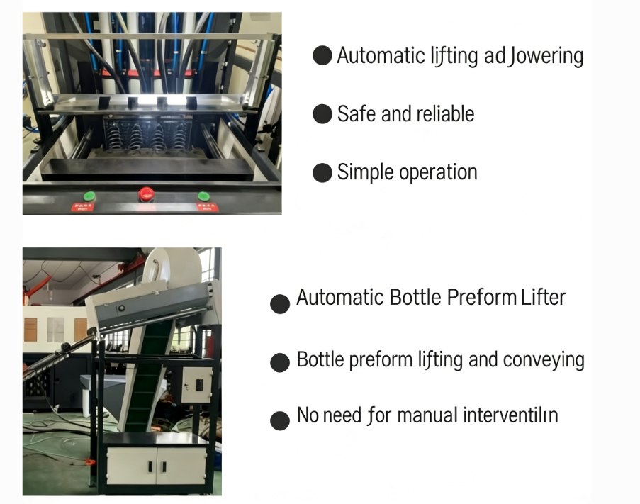 HQ-2000B bottle blowing machine PLC control automatic preform lifter