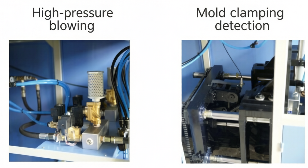 5 gallon semi automatic bottle blowing machine HQ production line