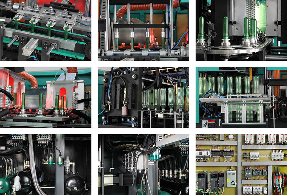 automatic 4-up ice bottle blowing machine producti