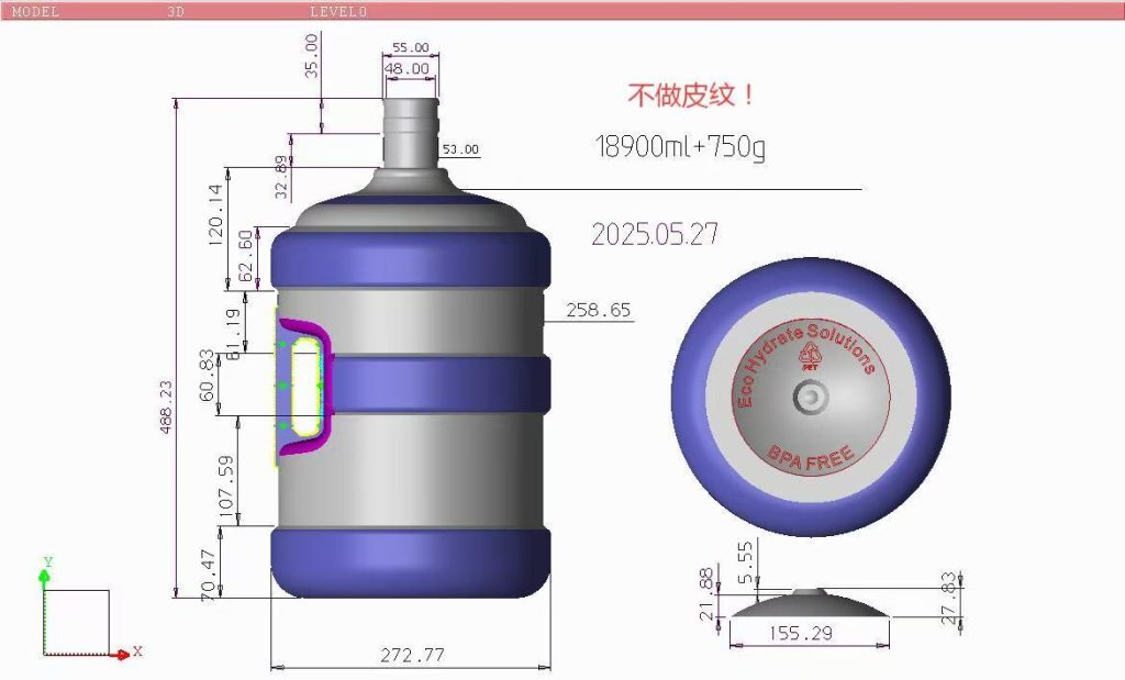 various pet preforms for blow molding